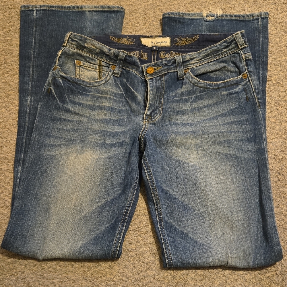 Classic Blue Straight Leg Jeans